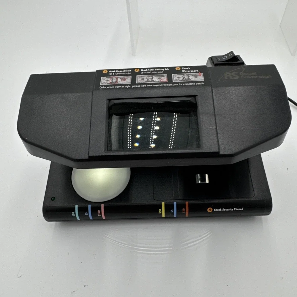 ROYAL SOVEREIGN RCD-3 PLUS‎ Counterfeit Detector Works